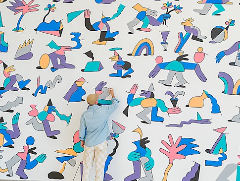 Lucas Beaufort Live Painting Session, "Lucas to Go”